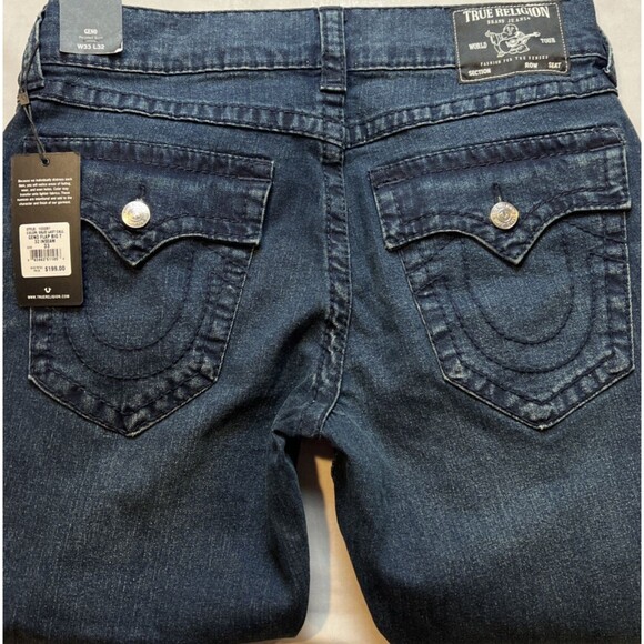 True Religion Geno Relaxed Slim GGJD Last Call $199 33x32 NWT